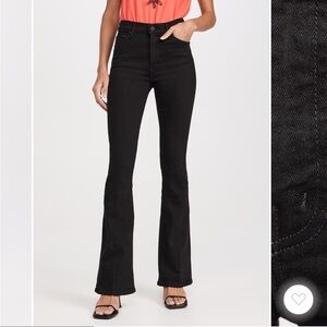 Mother Weekender Jeans In Black / pitch